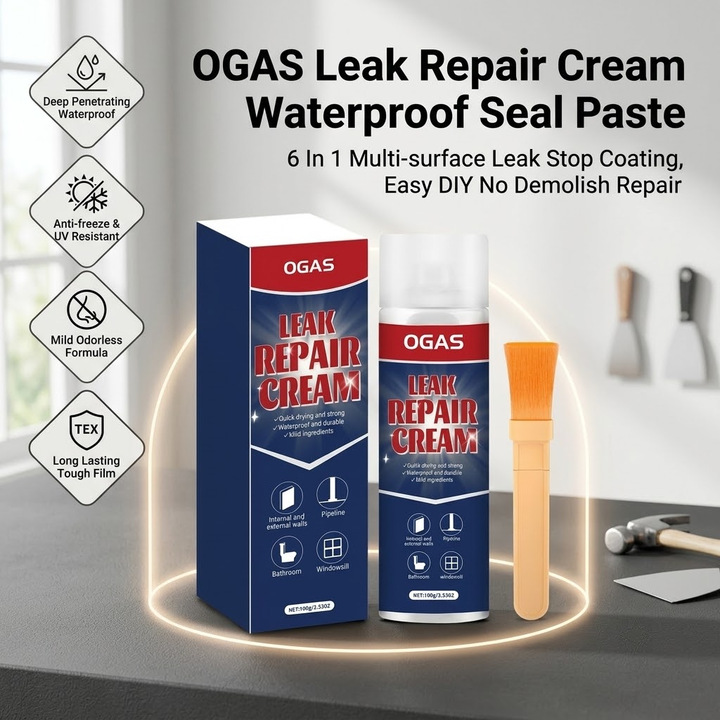 Ceramic Tile Floor - Creme Reparador de Vazamentos OGAS 100g,