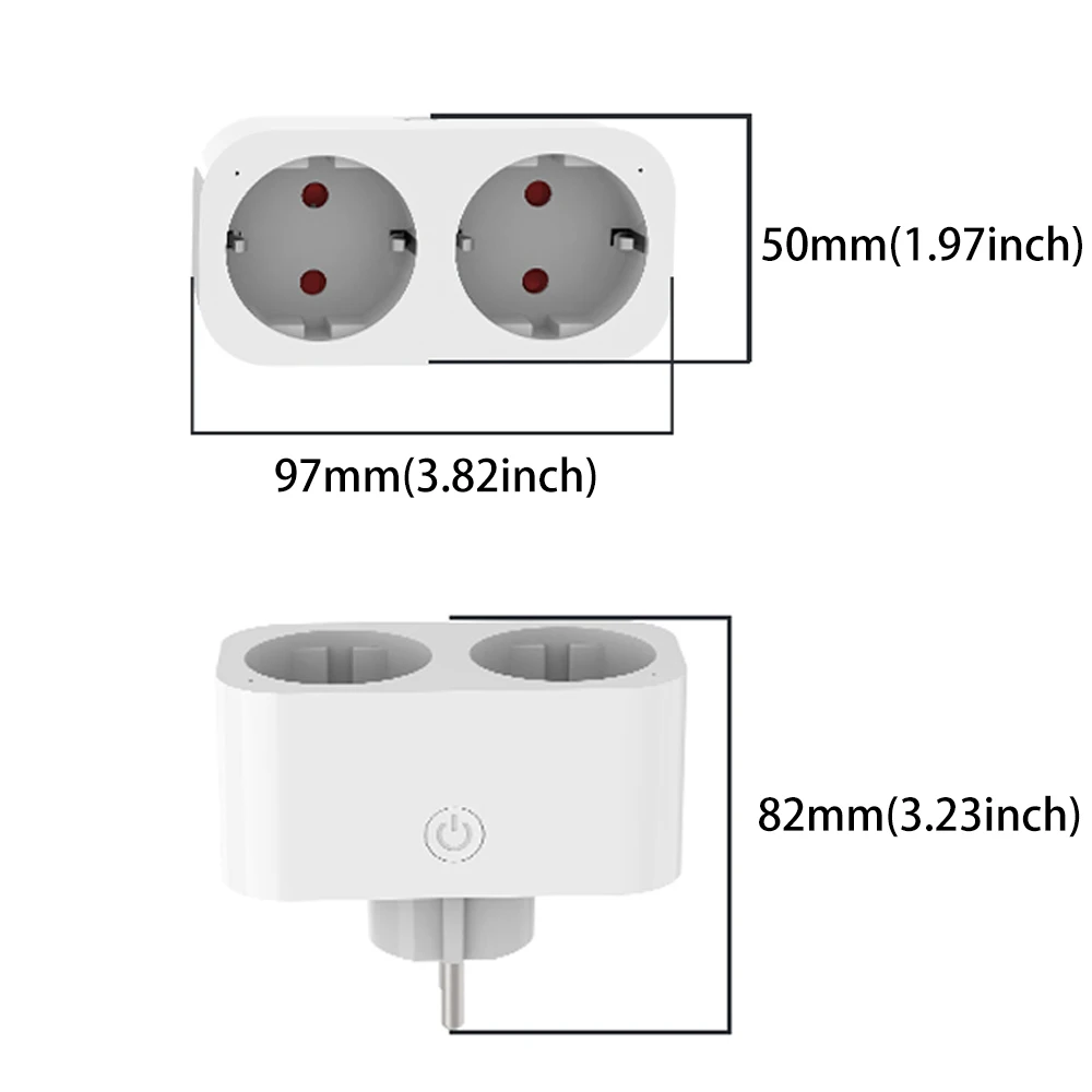 Tomada inteligente WiFi BORUID - Timer Dual Outlet avaliação e preço