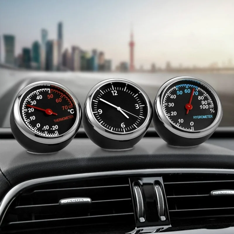Mini carro automóvel relógio d - Digital Hygrometer Probe avaliação e preço