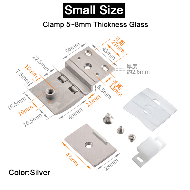Dobradiças de Alta Qualidade e - Glass Door Hinge avaliação e preço